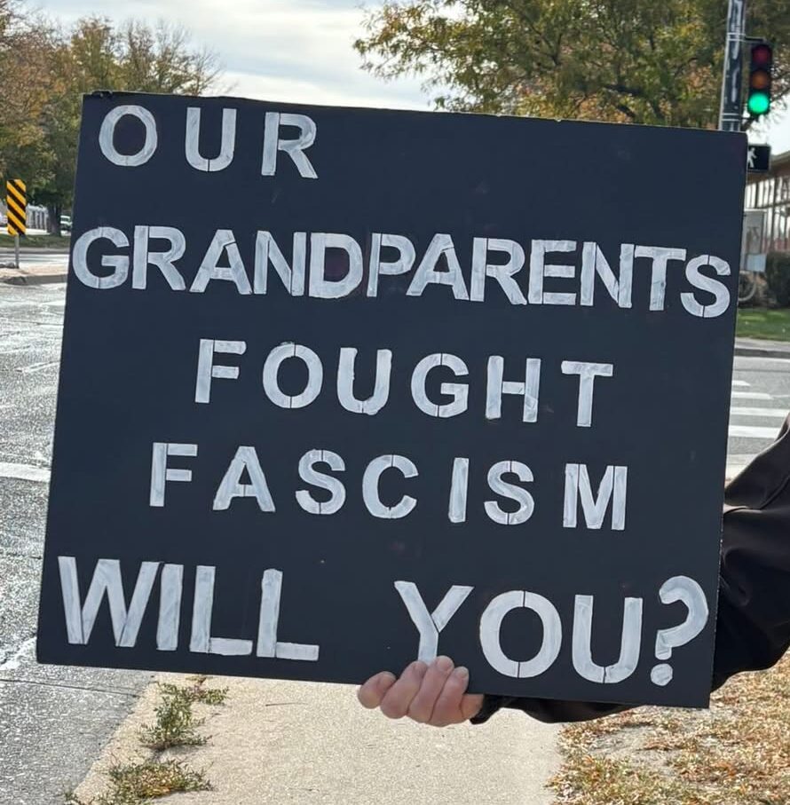 Signs of Fascism Pictures from November 1st Protest