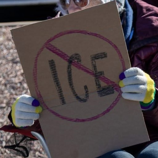 Pictures From Our 12/20/25 DE-ICE THE SKIES Protest